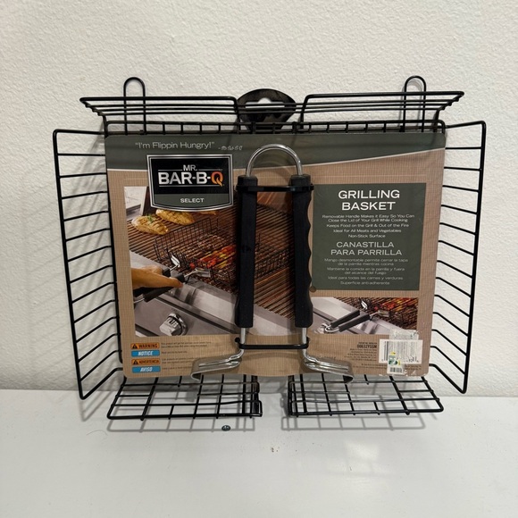 Mr. Bar-B-Q Grilling Basket Meats & Vegetables Non-Stick Surface - Picture 1 of 3